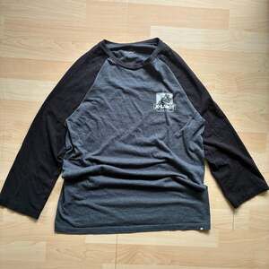 X-Large Y2k Japanese Brand Raglan Long Sleeve Shirt Size M